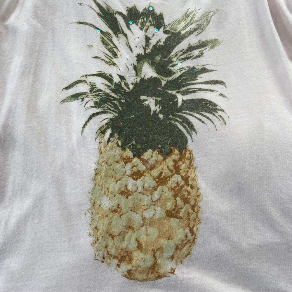 Banana Republic Pineapple Sequin Tank Top - Picture 3 of 5